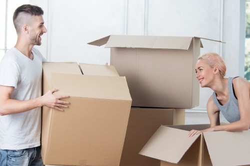 Commercial move support with a van in the Farringdon area