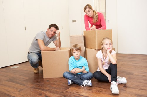 Commercial removals van service for office equipment in Farringdon