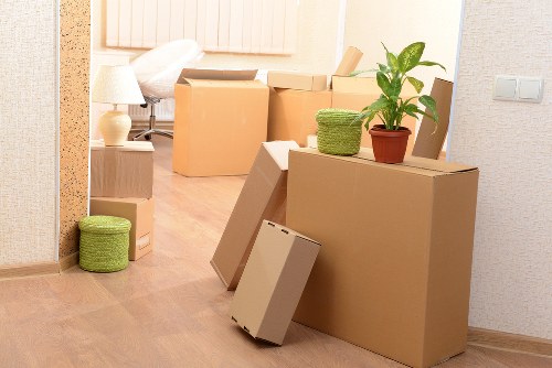 Local moving team loading furniture for a Farringdon move